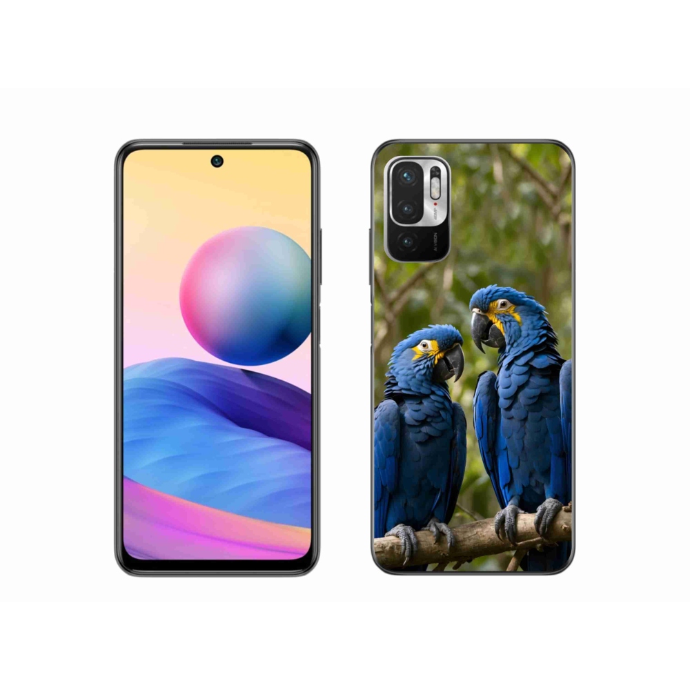 Gélový kryt mmCase na Xiaomi Poco M3 Pro - papagájové duo