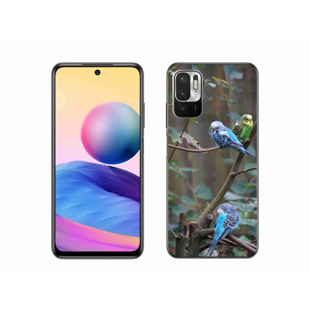 Gélový kryt mmCase na Xiaomi Poco M3 Pro - papagáje na vetve