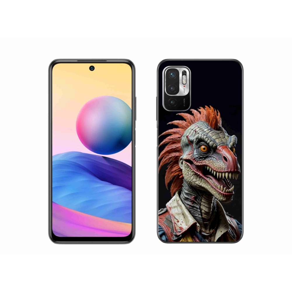Gélový kryt mmCase na Xiaomi Poco M3 Pro - punk dinosaurus