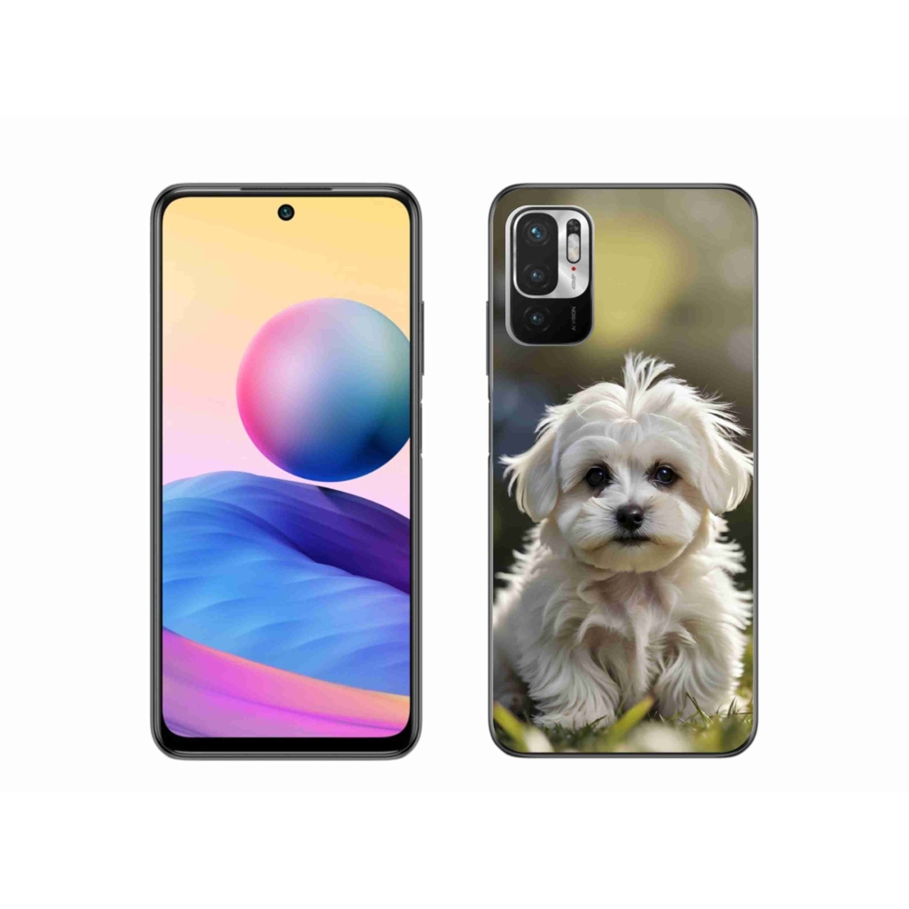 Gélový kryt mmCase na Xiaomi Poco M3 Pro - roztomilý maltézsky psík