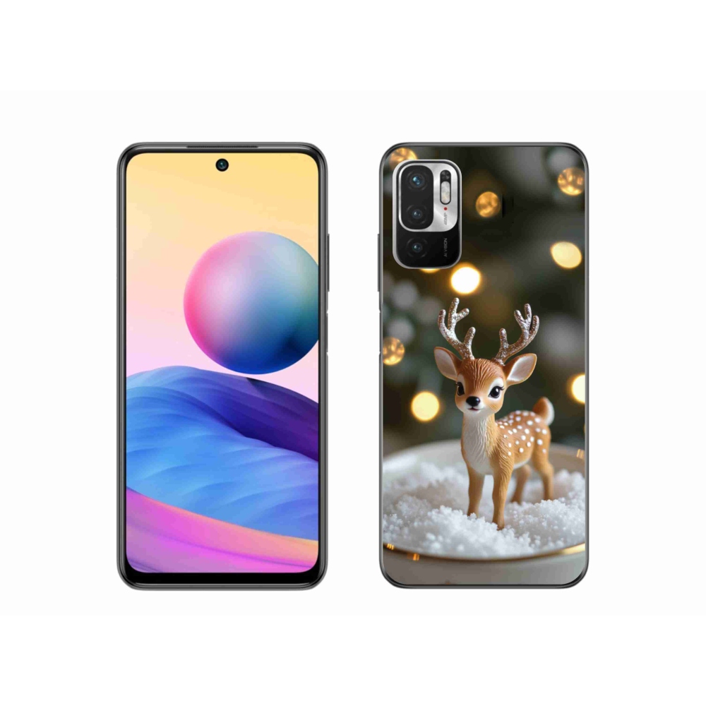 Gélový kryt mmCase na Xiaomi Poco M3 Pro - roztomilý vianočný jeleň