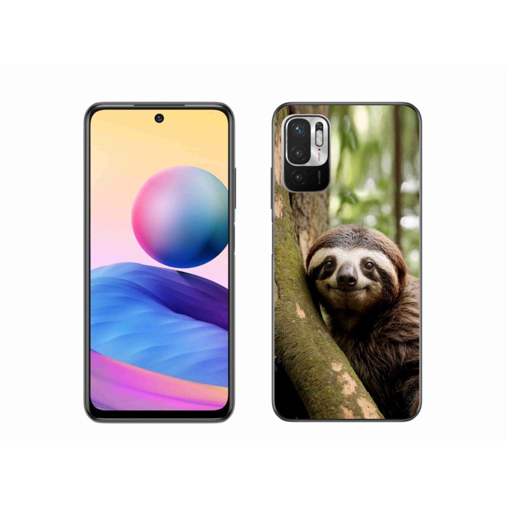 Gélový kryt mmCase na Xiaomi Poco M3 Pro - usmievavý leňochod