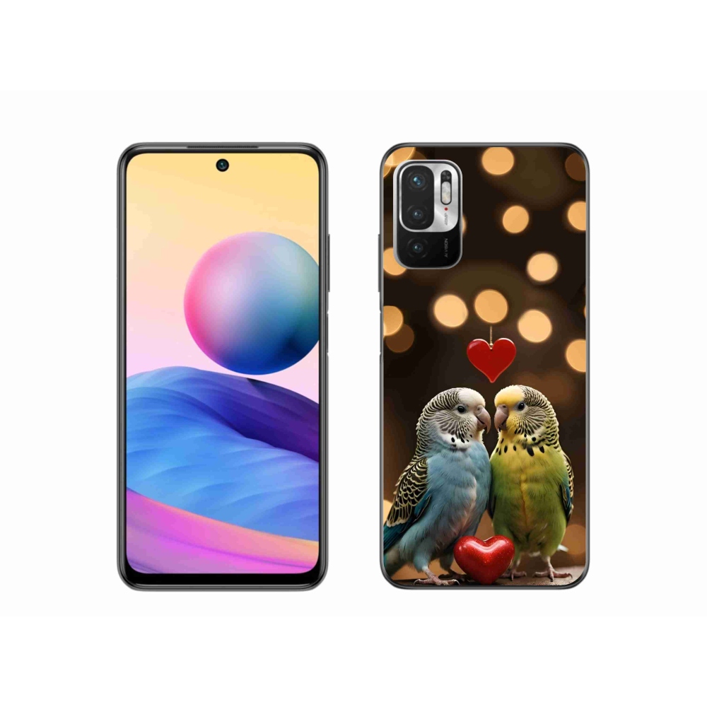 Gélový kryt mmCase na Xiaomi Poco M3 Pro - zamilovaní papagáje