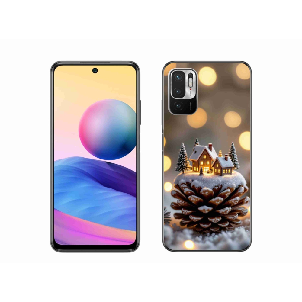 Gélový kryt mmCase na Xiaomi Poco M3 Pro - zimná dedinka