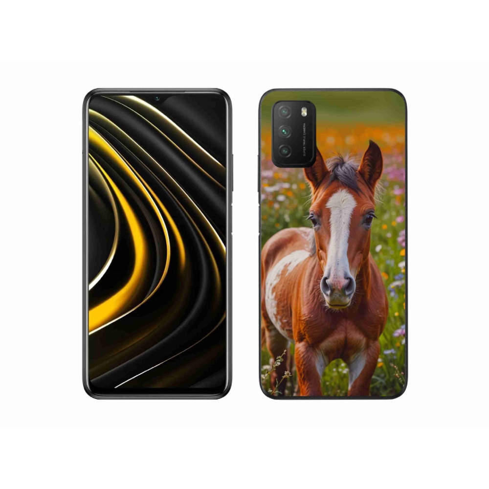 Gélový kryt mmCase na Xiaomi Poco M3 - roztomilé žriebä