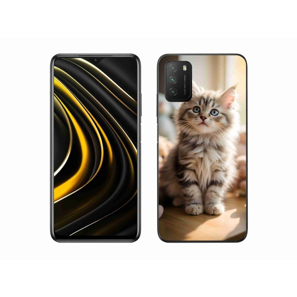 Gélový kryt mmCase na Xiaomi Poco M3 - roztomilé mačiatko 10