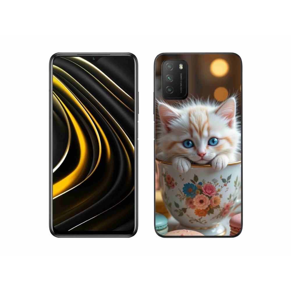 Gélový kryt mmCase na Xiaomi Poco M3 - roztomilé mačiatko 6