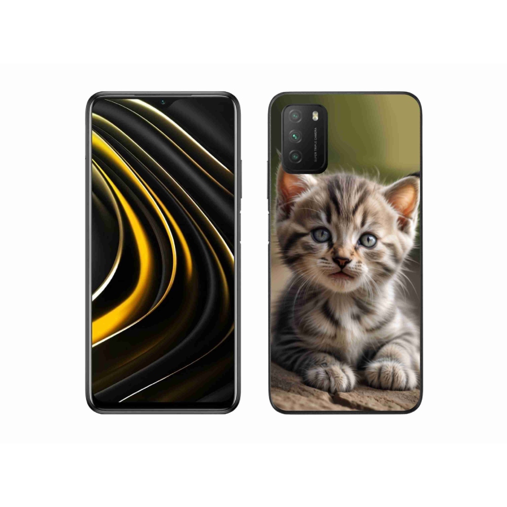 Gélový kryt mmCase na Xiaomi Poco M3 - roztomilé mačiatko 9