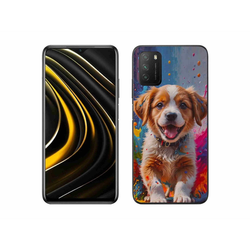 Gélový kryt mmCase na Xiaomi Poco M3 - roztomilé šteňa 3