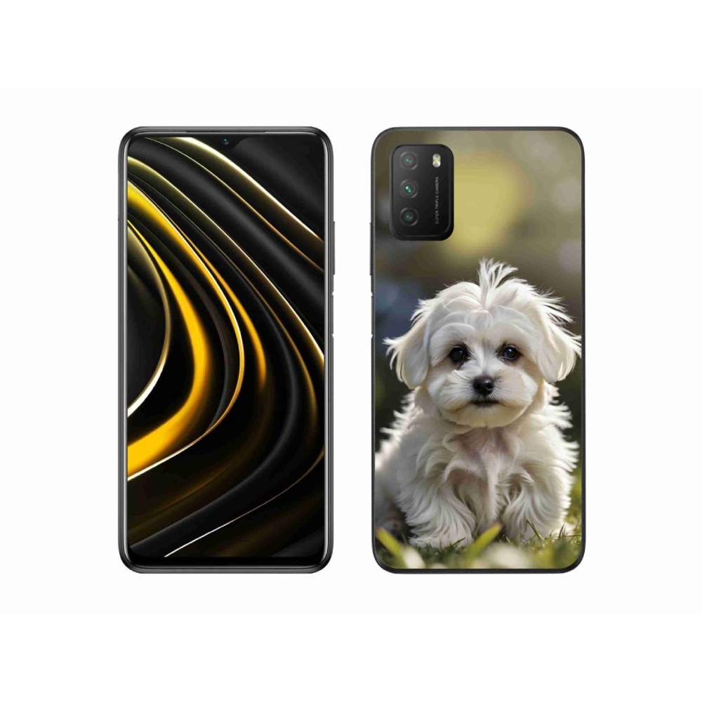Gélový kryt mmCase na Xiaomi Poco M3 - roztomilý maltézsky psík