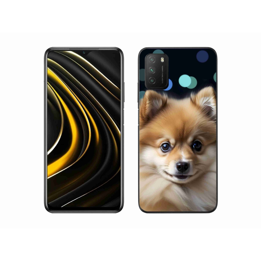 Gélový kryt mmCase na Xiaomi Poco M3 - roztomilý pomeranian