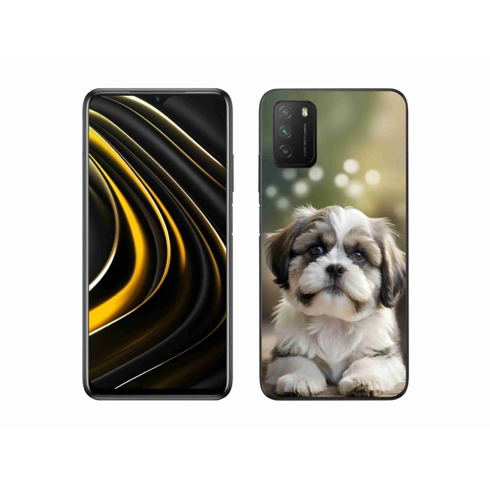 Gélový kryt mmCase na Xiaomi Poco M3 - roztomilý shih-tzu