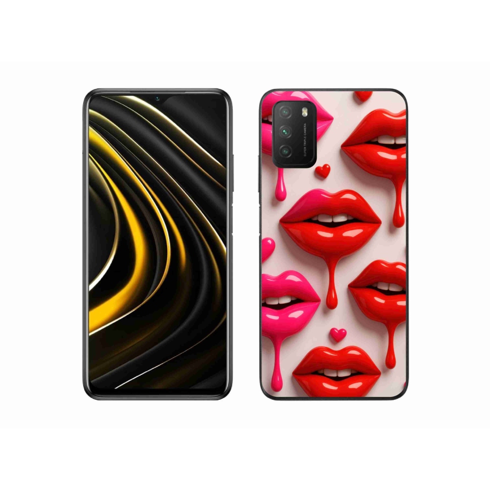 Gélový kryt mmCase na Xiaomi Poco M3 - pery 2
