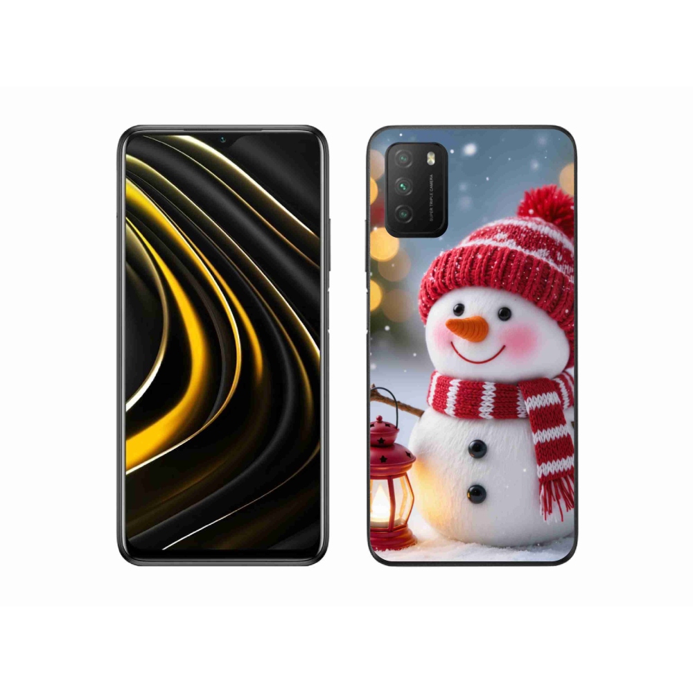 Gélový kryt mmCase na Xiaomi Poco M3 - snehuliak 2