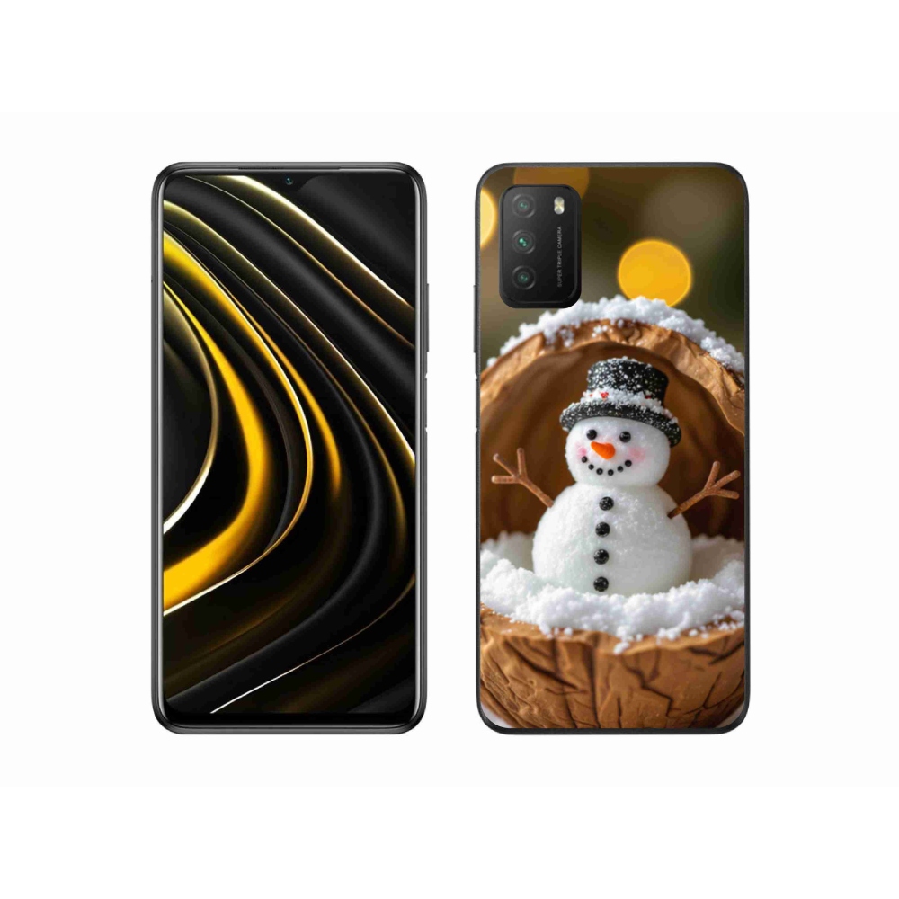 Gélový kryt mmCase na Xiaomi Poco M3 - snehuliak 4