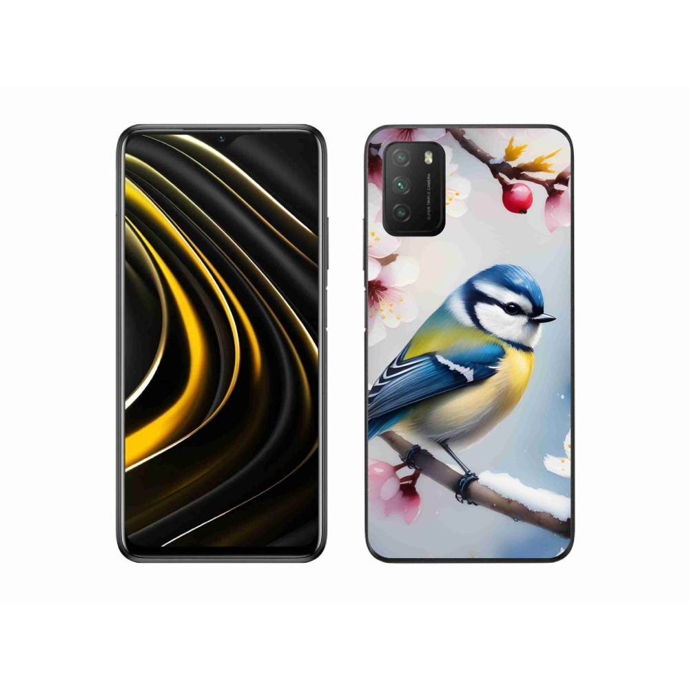 Gélový kryt mmCase na Xiaomi Poco M3 - sýkorka