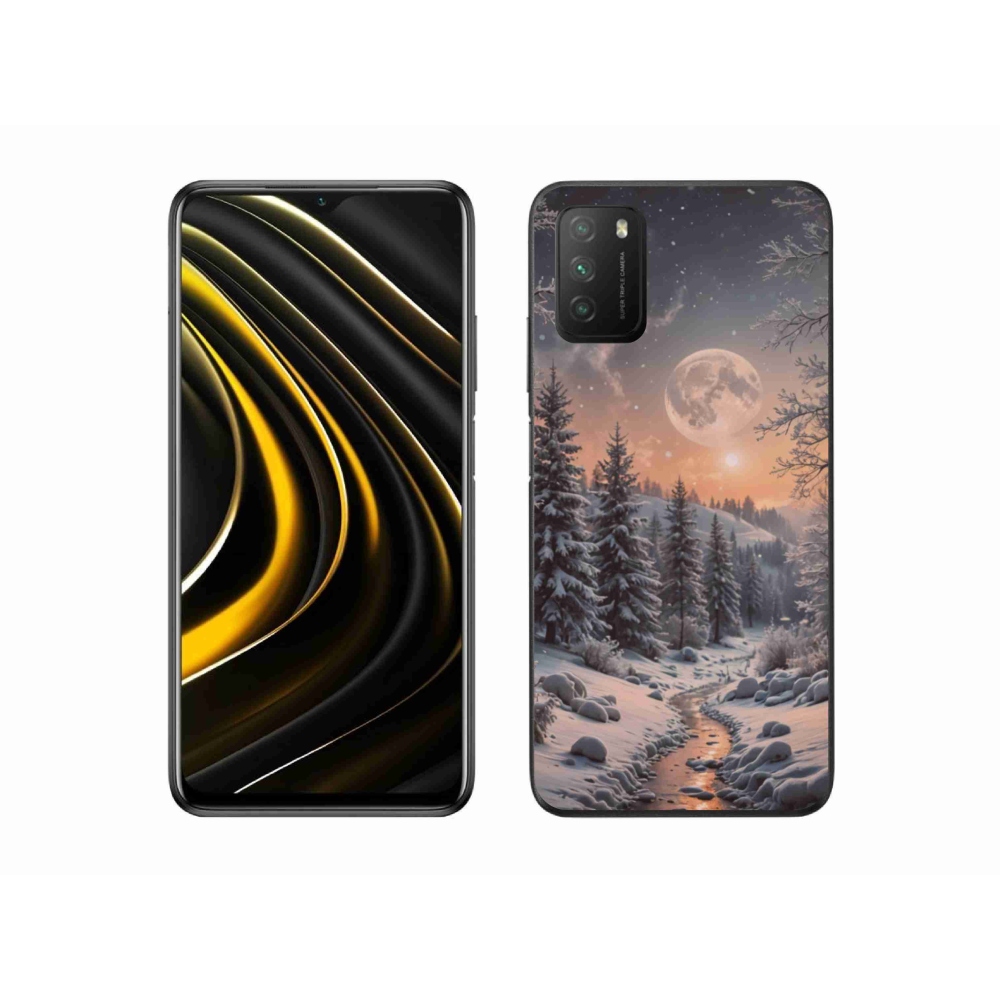 Gélový kryt mmCase na Xiaomi Poco M3 - zimná krajina 2