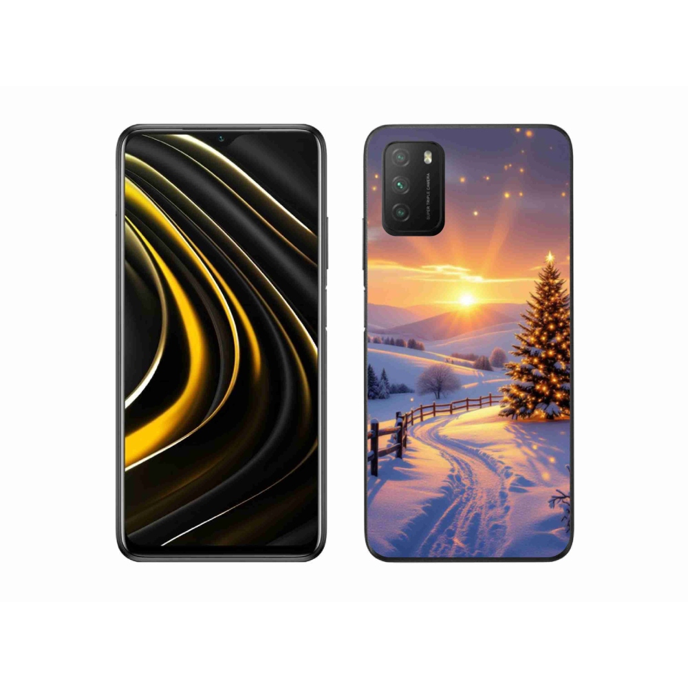 Gélový kryt mmCase na Xiaomi Poco M3 - zimná krajina
