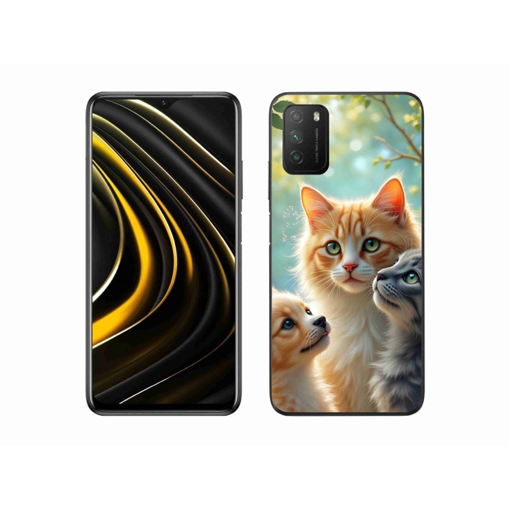 Gélový kryt mmCase na Xiaomi Poco M3 - zvieracie priateľstvo 2
