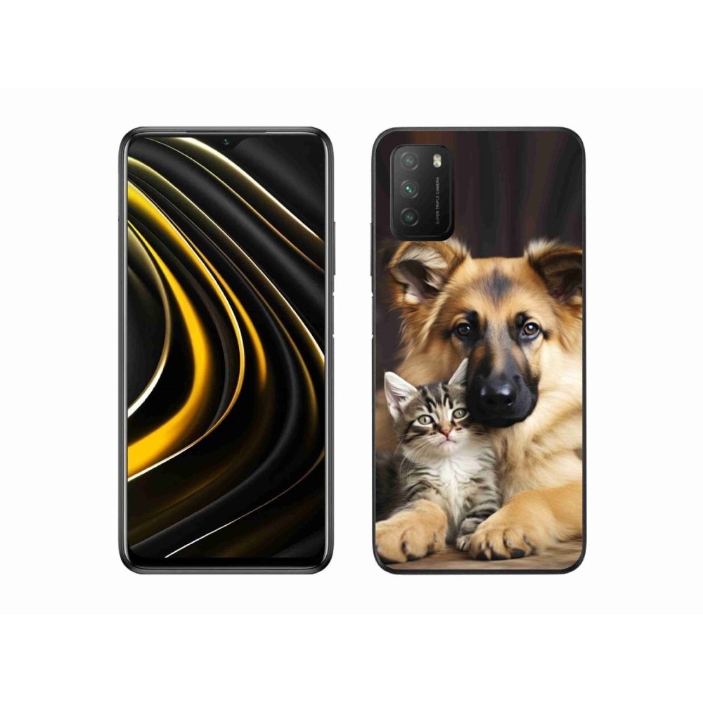 Gélový kryt mmCase na Xiaomi Poco M3 - zvieracie priateľstvo