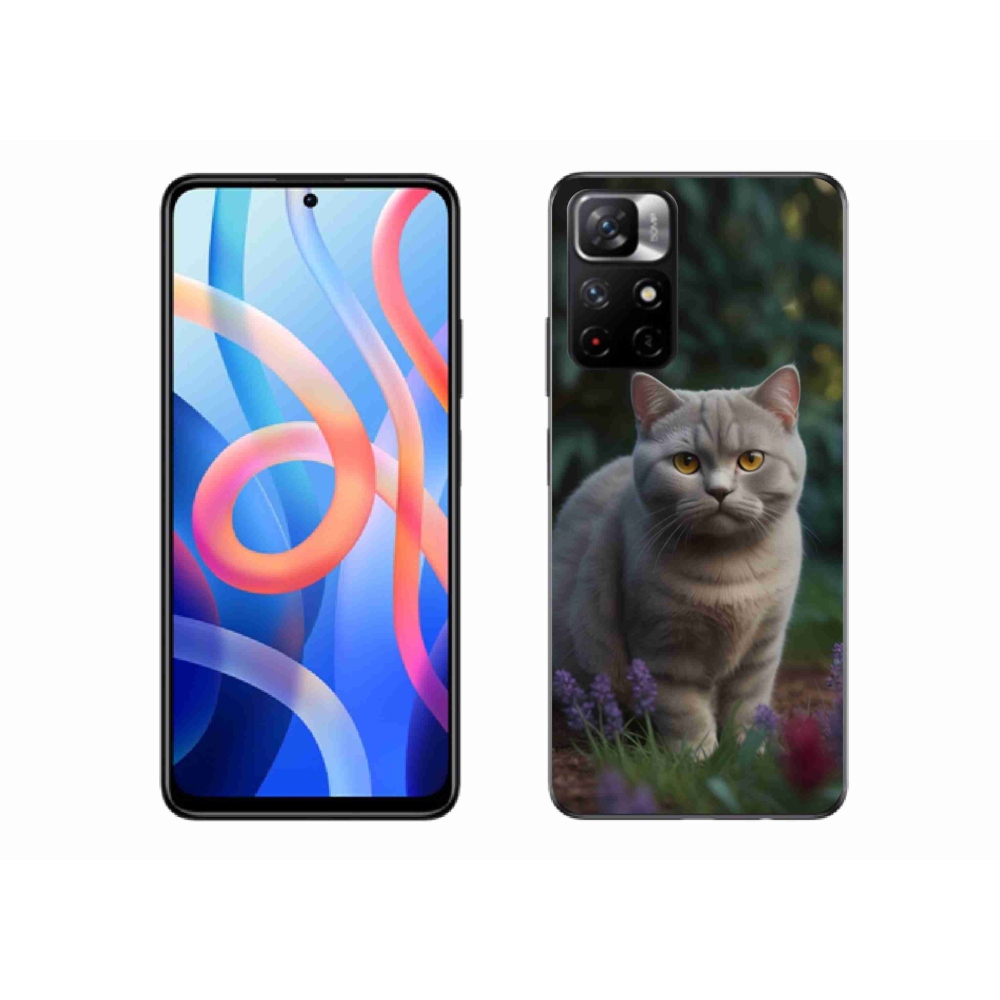 Gélový kryt mmCase na Xiaomi Poco M4 Pro 5G - britská mačka