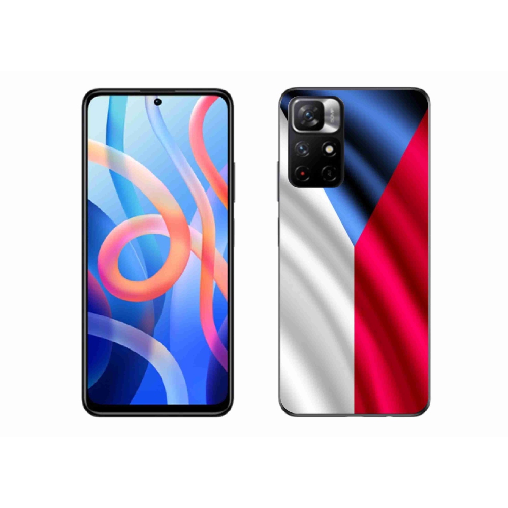 Gélový kryt mmCase na Xiaomi Poco M4 Pro 5G - česká vlajka