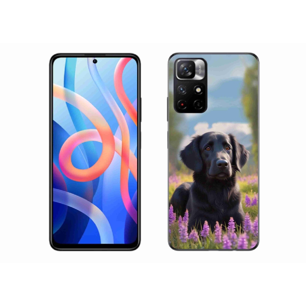 Gélový kryt mmCase na Xiaomi Poco M4 Pro 5G - elegantný čierny retriever