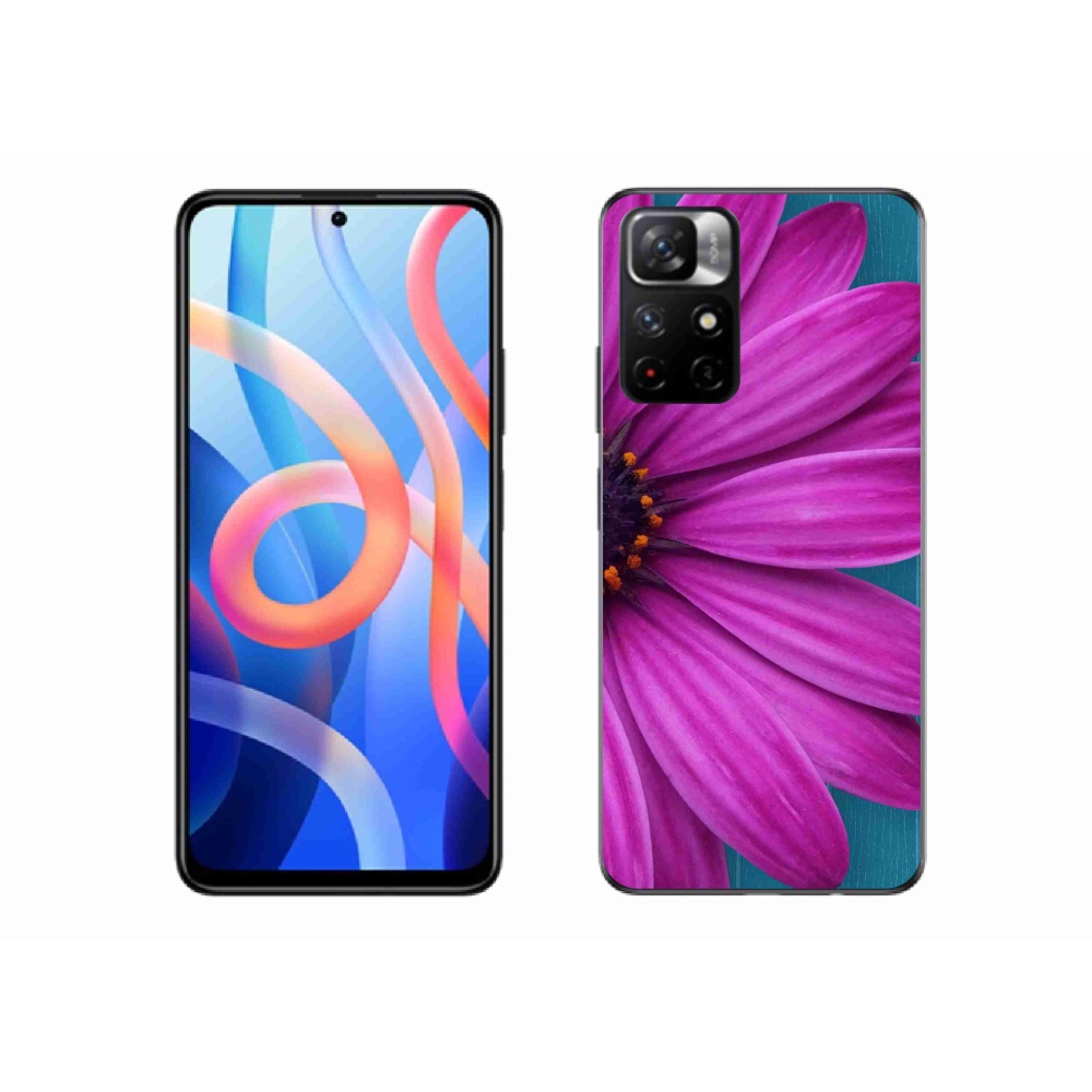 Gélový kryt mmCase na Xiaomi Poco M4 Pro 5G - fialová margaréta