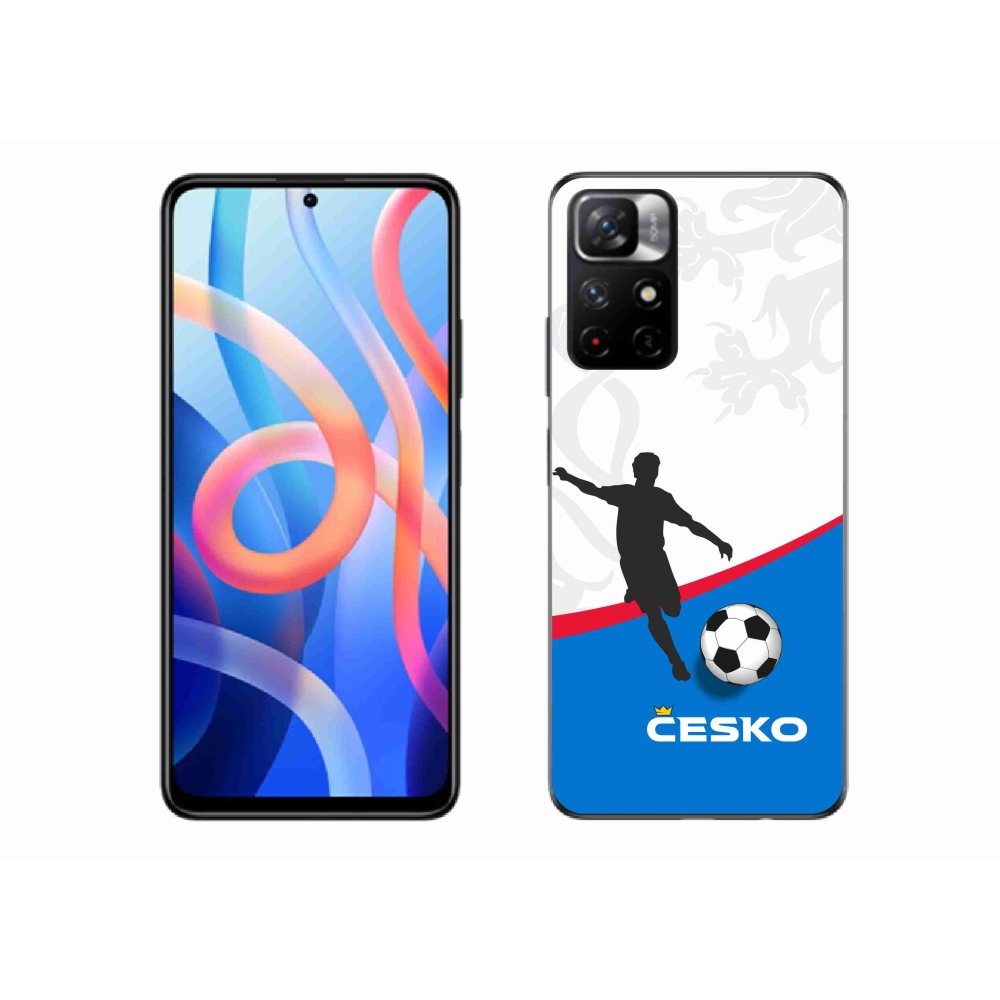 Gélový kryt mmCase na Xiaomi Poco M4 Pro 5G - futbal Česko 1