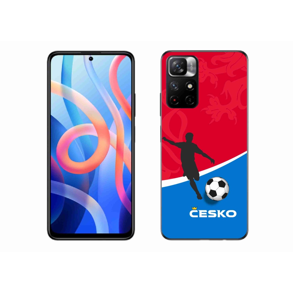 Gélový kryt mmCase na Xiaomi Poco M4 Pro 5G - futbal Česko