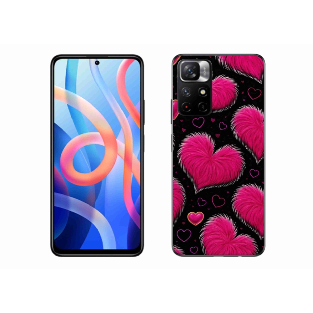 Gélový kryt mmCase na Xiaomi Poco M4 Pro 5G - hebké srdce