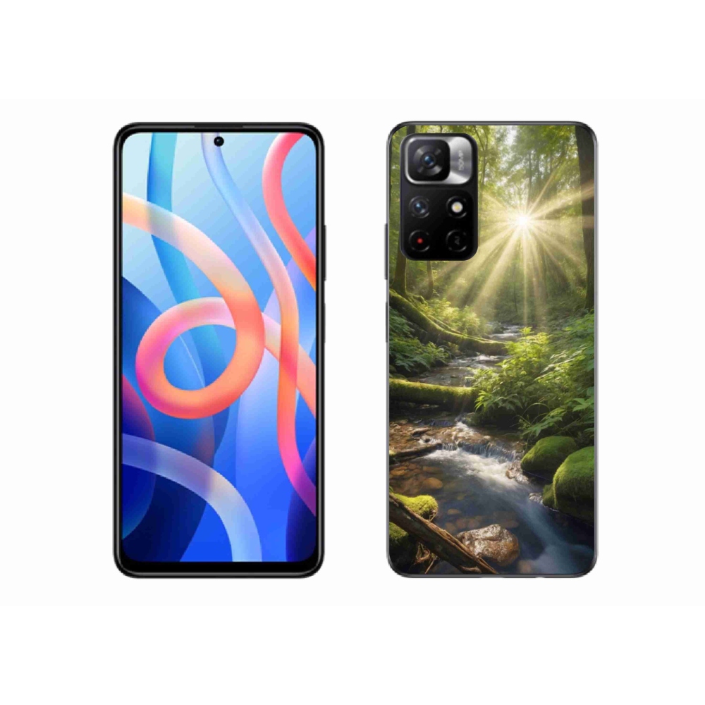 Gélový kryt mmCase na Xiaomi Poco M4 Pro 5G - hlbina lesa