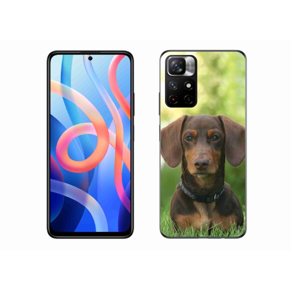 Gélový kryt mmCase na Xiaomi Poco M4 Pro 5G - hnedý jazvečík