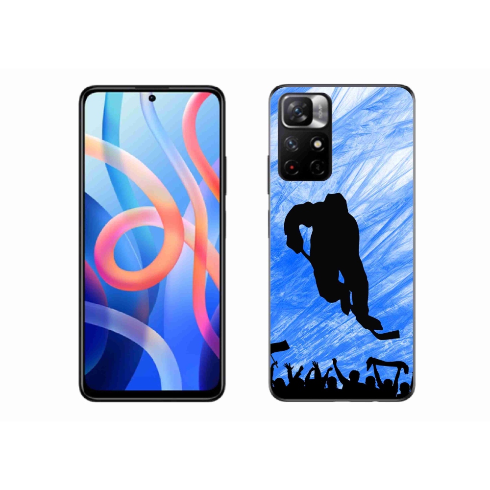 Gélový kryt mmCase na Xiaomi Poco M4 Pro 5G - hokejový hráč
