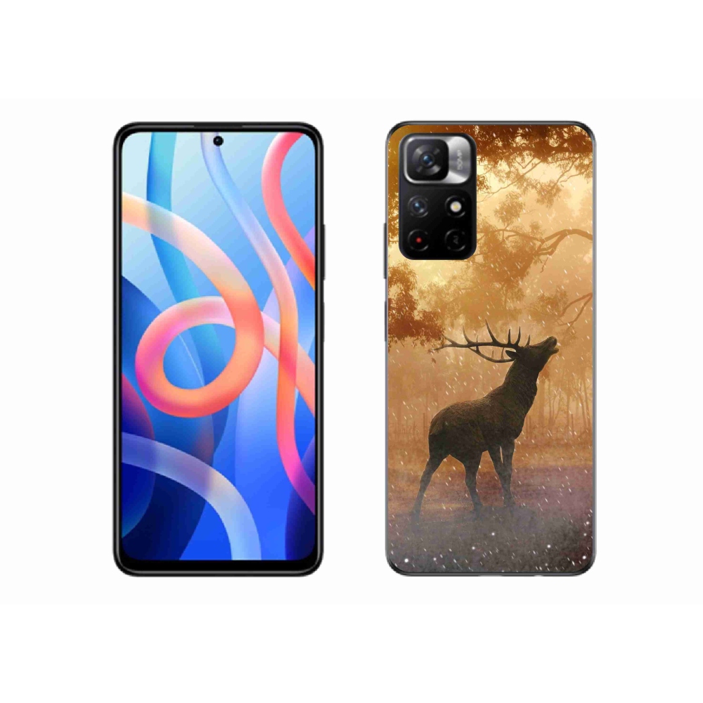 Gélový kryt mmCase na Xiaomi Poco M4 Pro 5G - jeleň v ruji