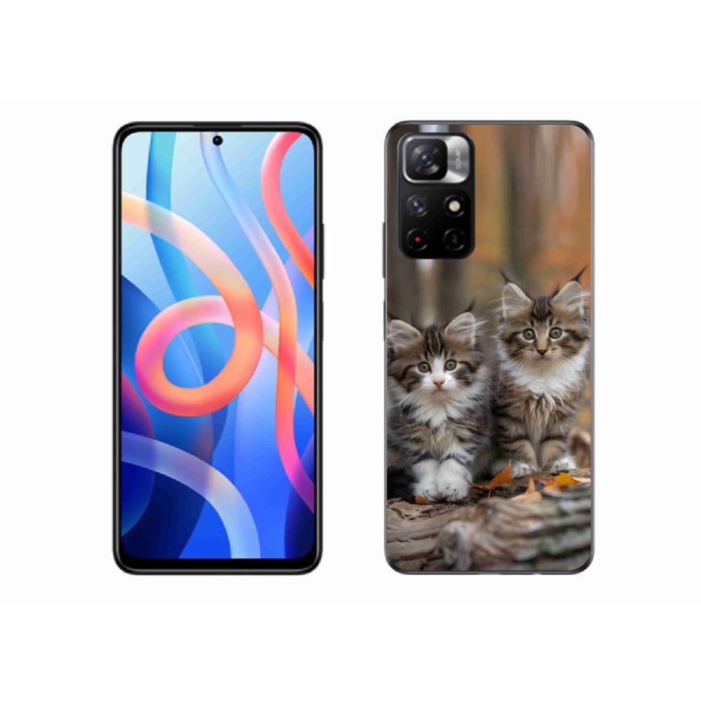 Gélový kryt mmCase na Xiaomi Poco M4 Pro 5G - mačacie duo 3