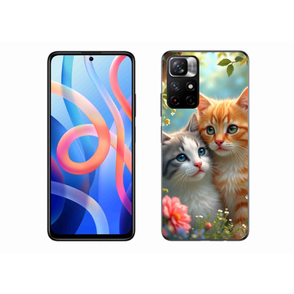 Gélový kryt mmCase na Xiaomi Poco M4 Pro 5G - mačacia láska 2