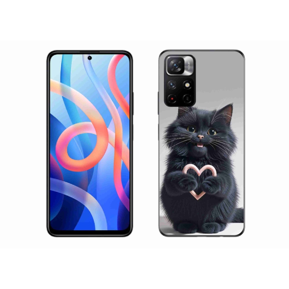Gélový kryt mmCase na Xiaomi Poco M4 Pro 5G - mačacia láska 3