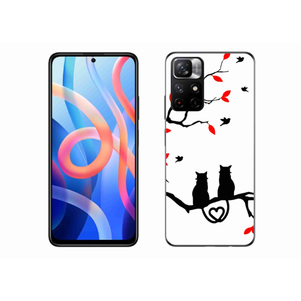 Gélový kryt mmCase na Xiaomi Poco M4 Pro 5G - mačacia láska