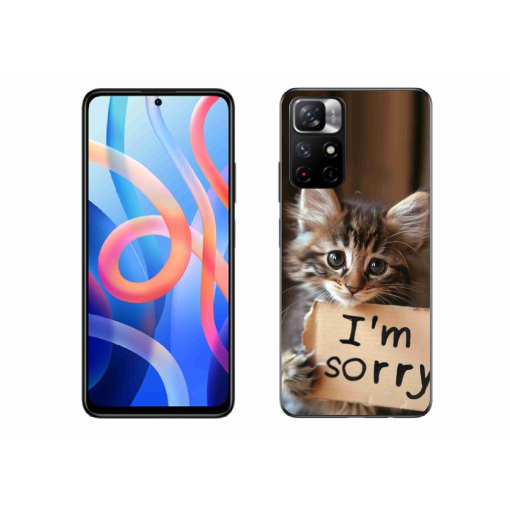 Gélový kryt mmCase na Xiaomi Poco M4 Pro 5G - mačacie ospravedlneNE