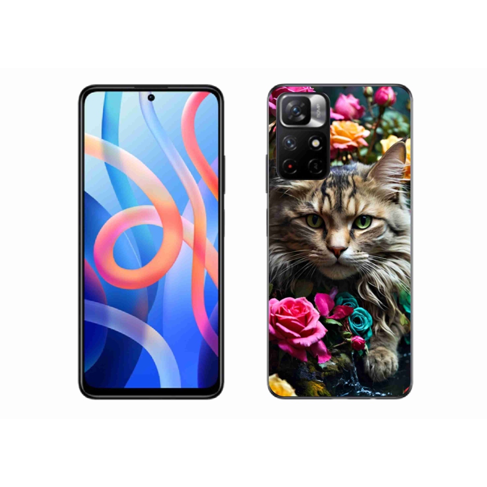 Gélový kryt mmCase na Xiaomi Poco M4 Pro 5G - mačacie pohľad 2