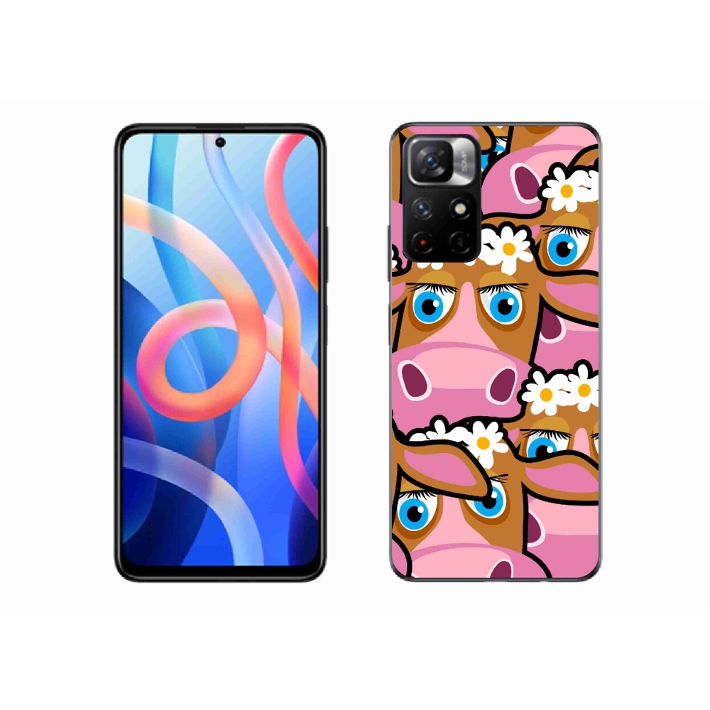 Gélový kryt mmCase na Xiaomi Poco M4 Pro 5G - kreslené kravičky