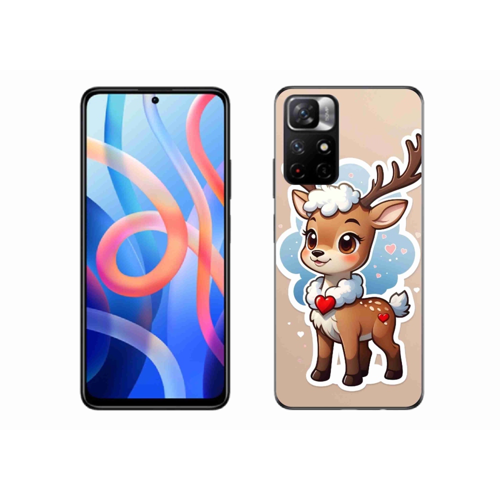 Gélový kryt mmCase na Xiaomi Poco M4 Pro 5G - kreslený sob