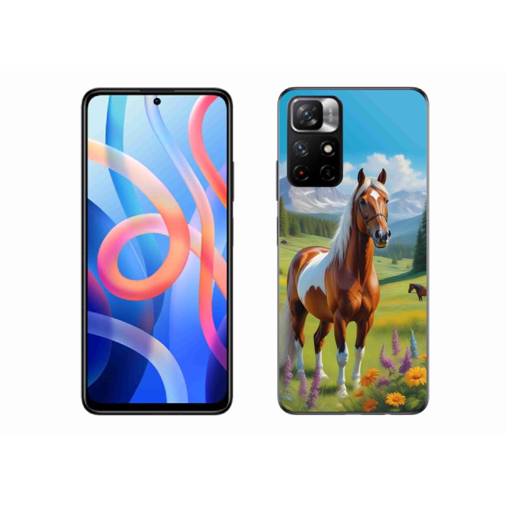 Gélový kryt mmCase na Xiaomi Poco M4 Pro 5G - kôň na lúke