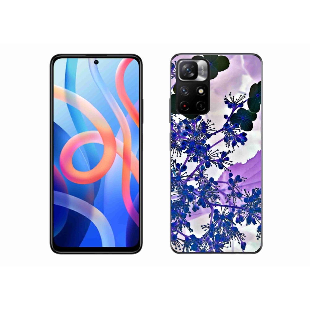 Gélový kryt mmCase na Xiaomi Poco M4 Pro 5G - kvet hortenzie