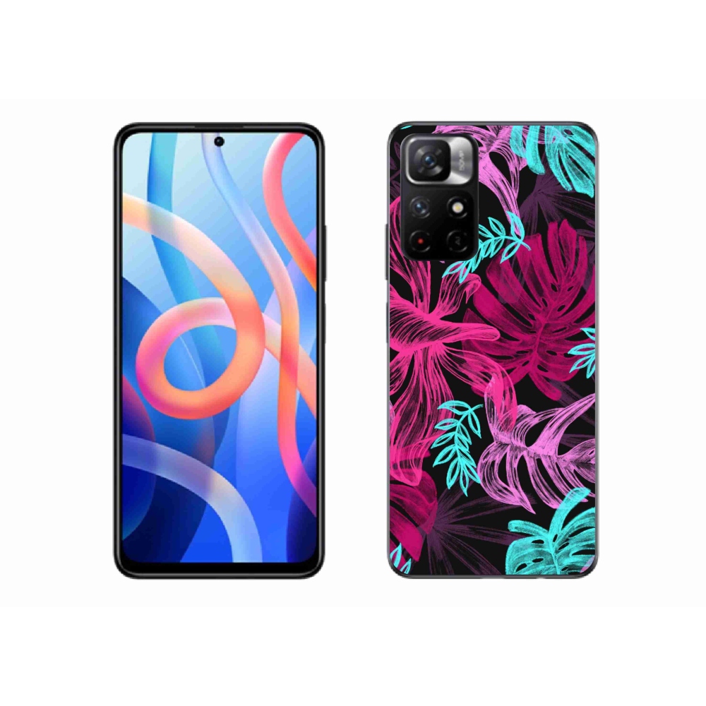 Gélový kryt mmCase na Xiaomi Poco M4 Pro 5G - kvety 1