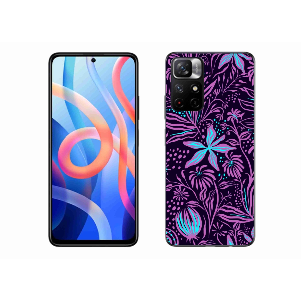 Gélový kryt mmCase na Xiaomi Poco M4 Pro 5G - kvety 2