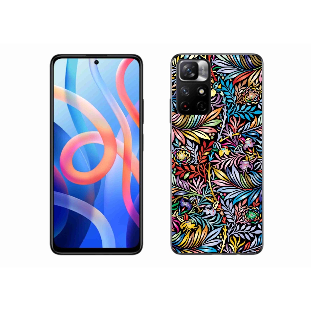 Gélový kryt mmCase na Xiaomi Poco M4 Pro 5G - kvety 5