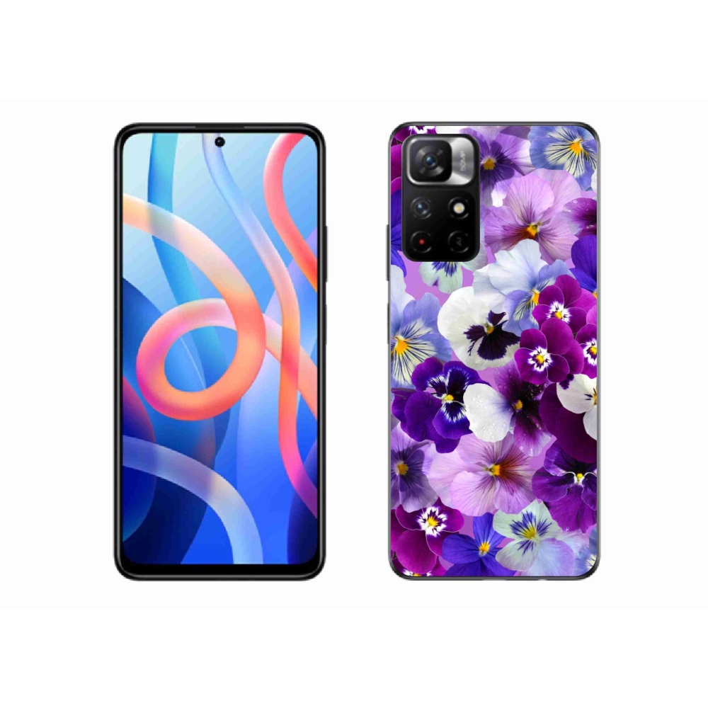 Gélový kryt mmCase na Xiaomi Poco M4 Pro 5G - kvety 9