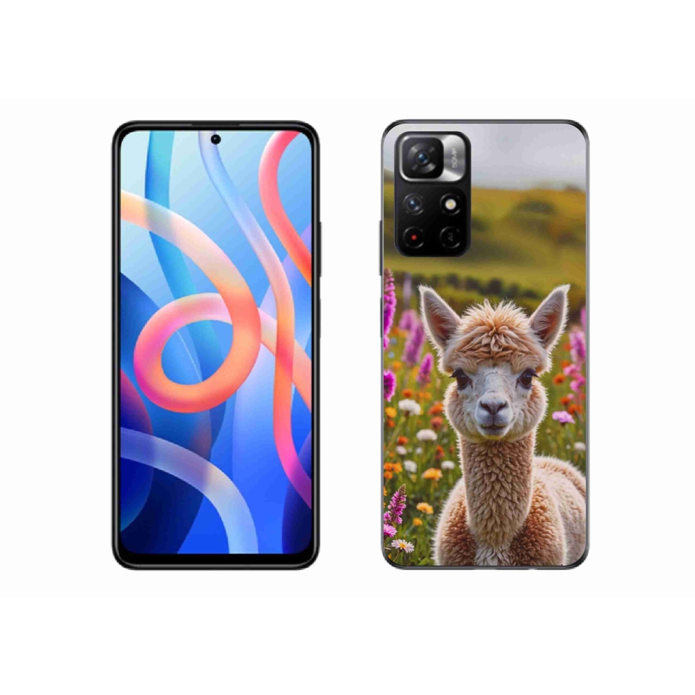 Gélový kryt mmCase na Xiaomi Poco M4 Pro 5G - lama na lúke